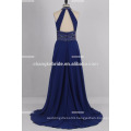 Beaded Embroidery Satin Pregnant Evening Dress For Women A-line Ball Gown